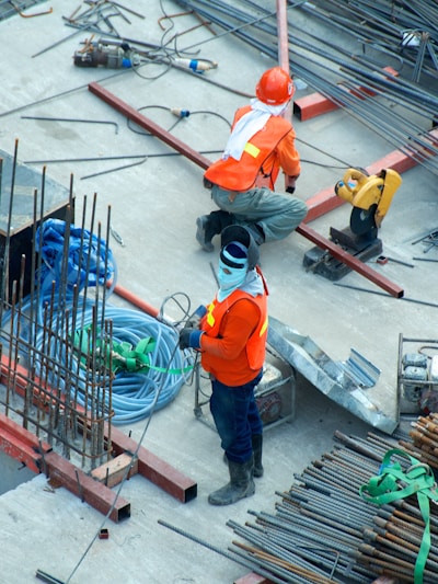 Construction worker on site